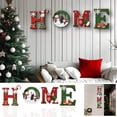 thumbnail image 1 of Letras Navideñas de Madera para Decoración Del Hogar | Decoración Festiva para Interiores y Exteriores | Instalación Sin Herramientas | Resistente y a Prueba de Intemperie | Tipografía Navideña Clási, 1 of 7