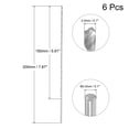 thumbnail image 2 of Unique Bargains High Speed Steel Extended Twist Drill Bits, 2.5mm Drill Dia. 200mm Length 6Pack, 2 of 5
