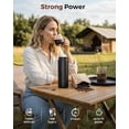 thumbnail image 3 of Portable Electric Espresso Machine,2 in 1 Travel Coffee Maker & Cordless/800mAh Rechargeable Coffee Bean Grinders for Max 20g Coffee Bean,with Insulated Mug for RV,Hiking,Camping,Office - Black, 3 of 6