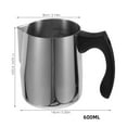 thumbnail image 2 of ELAYARD Creamer Cup with Spout 1 Set Stainless Steel for Coffee Making Professional, 2 of 8