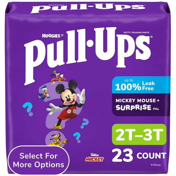 Pull-Ups Boys' Potty Training Pants, 2T-3T (16-34 lbs), 23 Count