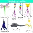 thumbnail image 2 of Cat Toys Mitubati con puerta colgante retráctil y gatito (paquete de 6), 2 of 5