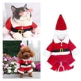 thumbnail image 2 of Cat Dog Funny Santa Cosplay Costume Christmas Santa Soft Comfortable Costume Accessories Dress Up Supplies, 2 of 8