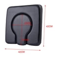 thumbnail image 4 of fastboy PVC Commode Seat Cushion Removable Soft Toilet Cushion for Wheelchair Chair, 4 of 9