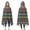 Colorful Geometric Striped, variant on Wearable Blanket,Blue Geometric Zigzag Checker Pattern Hooded Wearable Flannel Blanket for Adults & Teens,Winter Poncho Shawl Wrap Cape Cozy Anti-Pill,60"x80"