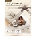 thumbnail image 4 of Ventilador de techo fabuloso de 48 pulgadas para interiores/exteriores, 6 aspas con control remoto, 4 of 7