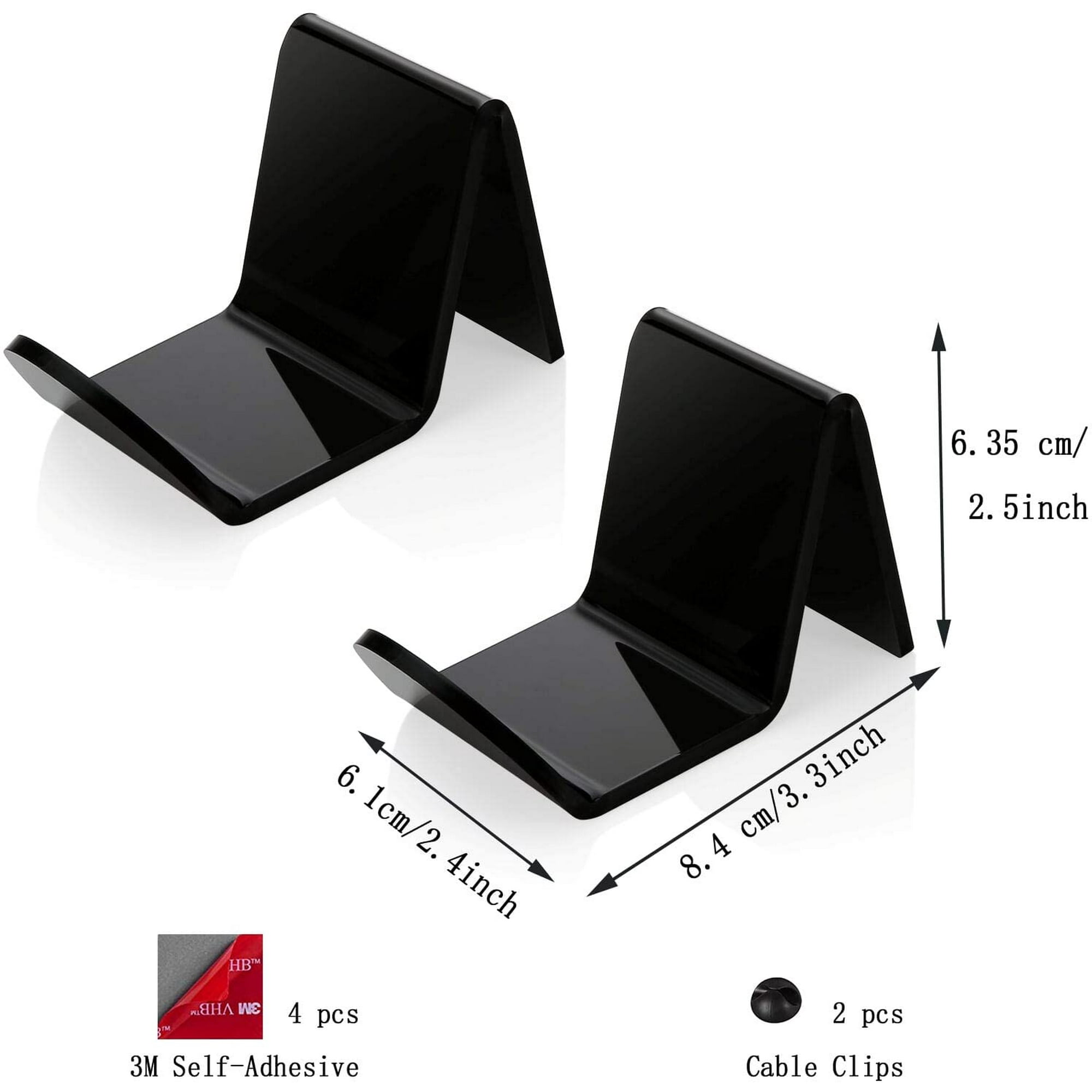 Game Controller Holder Stand Wall Mount 2 Pack Compatible For Ps5 Xbox Series X Xbox Series S Xbox Ss Xbox Sx Ps4 Xbox One Pc Controller Universal Controller Accessories With Cable Clips Stick On Walmart Canada