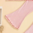 thumbnail image 4 of kaprioy Toddler Girl Clothes "MAMA'S MINI Girl" Outfits for Toddler Girls Clothes Letter T-Shirt Tee Tops + Flare Pants Baby Clothes Bell-Bottoms Set 12 18 24 Months 2T 3T 4T 5T, 4 of 6