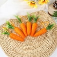 thumbnail image 4 of OAVQHLG3B 6Pcs Easter Carrot Hanging Ornaments - 12Pcs Foam Glitter Artificial Carrots for Easter Decoration, 4 of 6