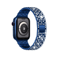 thumbnail image 3 of WFEAGL Apple Watch Band + Case Women Dressy Bling Diamond Metal Wristband 38mm Blue, 3 of 9