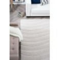thumbnail image 4 of Contemporary 7x10 Area Rug Shag Thick (6'7'' x 9'6'') Stripe Cream, Cream Living Room Easy to Clean, 4 of 9