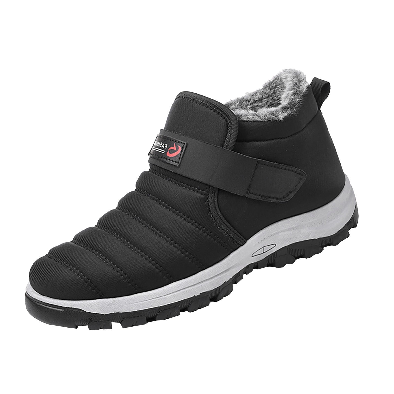 Fashion Winter Men Snow Ski Boots Mens Boots Flat Bottom Non Mens 