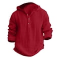 thumbnail image 4 of Splozh Chemise Boutonnée pour Enfants Décontractée Basique d'Été à Manches Longues Chandails pour Enfants Chemise Boutonnée pour Enfants Chemise Formelle pour Enfants, Rouge, 13-14 Ans, 4 of 4