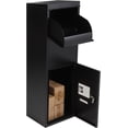 thumbnail image 2 of EDTara Waterproof Outdoor Package Box, Locking Steel Parcel Delivery Mailbox With Combination Lock for Porch or Curb, 2 of 6