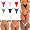 thumbnail image 2 of Yokua Women Sexy Low Waist Thongs See Through Lace Briefs T-Back Lingerie Underwear, 2 of 15