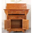 thumbnail image 3 of YH Mesa de suministro de gabinete budista para el hogar, alta madera maciza, mesa budista de nicho budista, tres capas, moderna y sencilla, 3 of 4