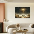 thumbnail image 6 of Vintage Jesus Nativity Scene Canvas Wall Art Paint Framed , Christian Watercolor Jesus Wall Art Decor,Christmas Wall Religious Artwork for Home Living Room,Bedroom Wall Decor, 6 of 9