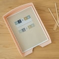 thumbnail image 4 of File Shelf Stackable Stable Lightweight A4 Paper File Organizer Plastic Rack Document Tray for Home, 4 of 8