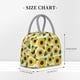thumbnail image 2 of Fotbe Sunflowers Bolsa de Almuerzo con Estampado, Lonchera Aislada, Contenedor de Comida Reutilizable Tipo Cooler a Prueba de Fugas, 2 of 6