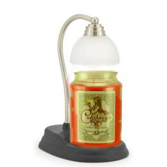 Aurora Pewter Candle Warmer Gift Set - Warmer and Candle - COURTNEYS BOUQUET