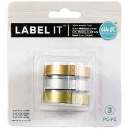 American Craft Label It 0.375 Inchesemboss Tape Rolls ...