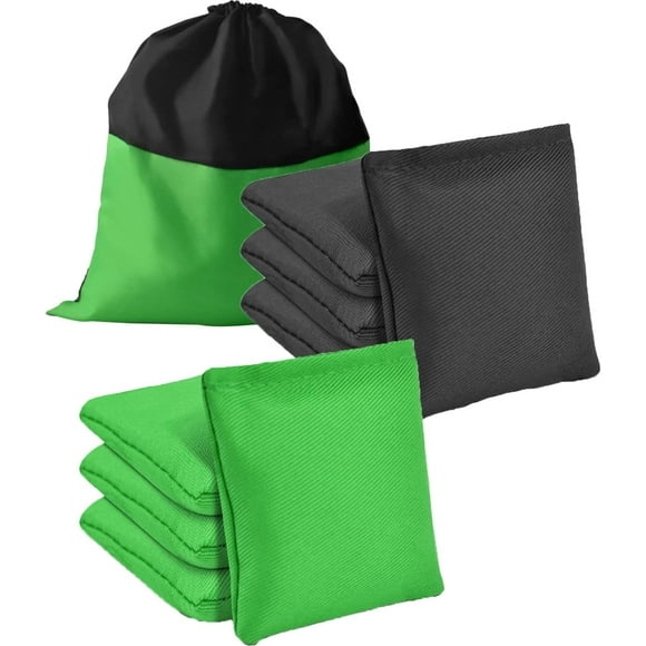 GHSDFBB 8 Pack Cornhole Bean Bags for Tossing, Outdoor Toss Gaming Regulation Bean Bags Carnival Games Kids Beanbags Throwing Games for Adult, with Tote Bag