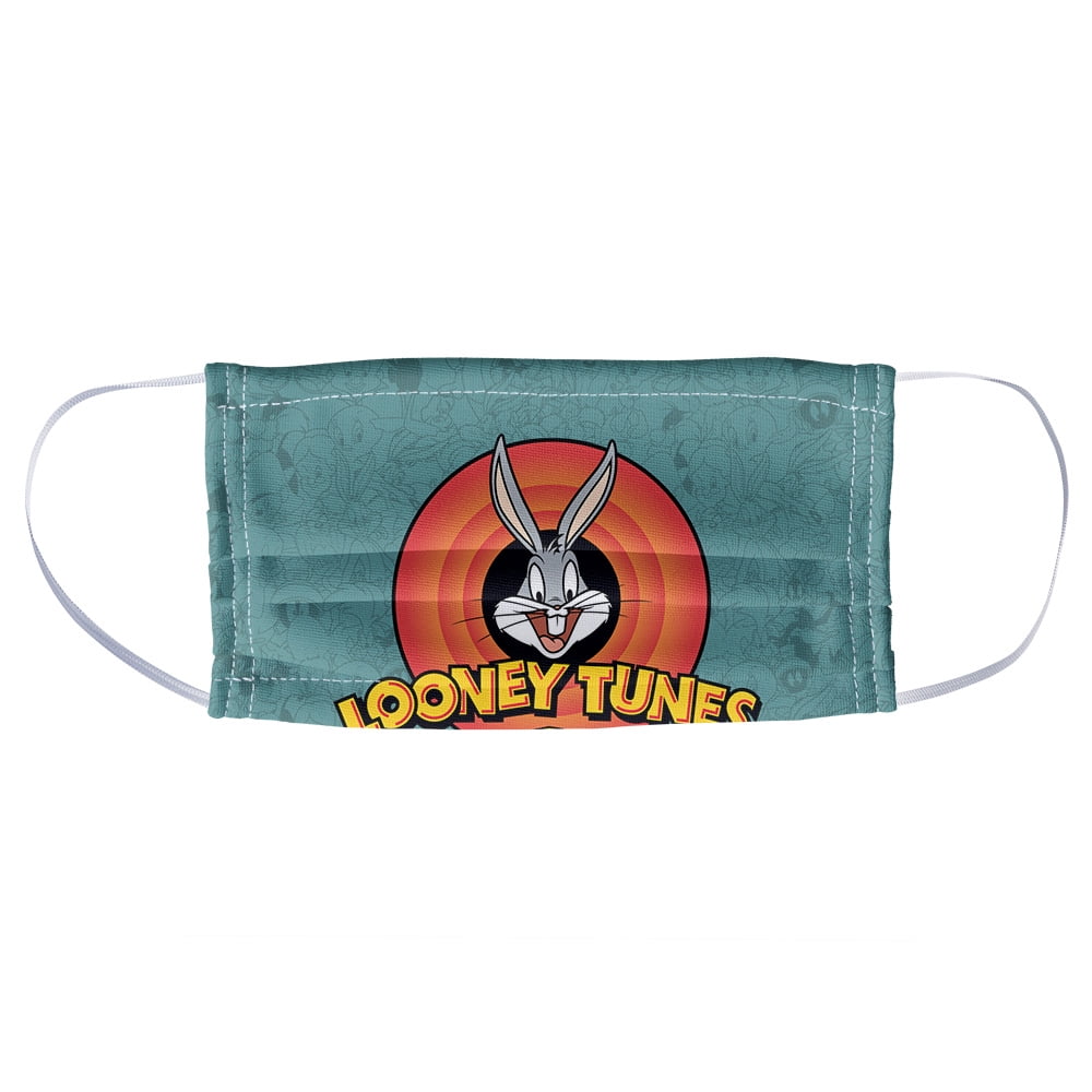 Looney Tunes Looney Logo 1-Ply Reusable Face Mask Covering, Unisex