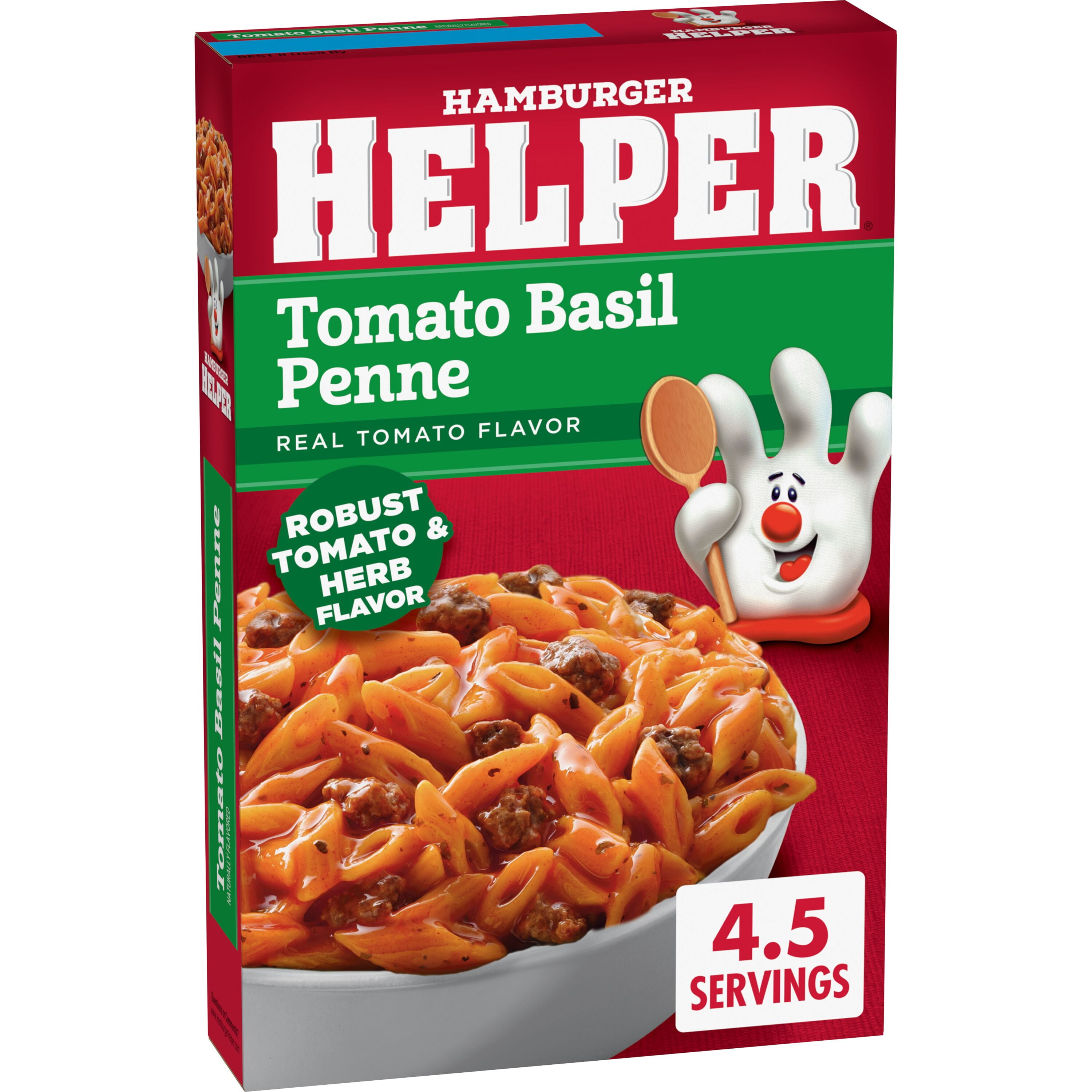 (8 pack) Hamburger Helper Pasta Tomato Basil Penne, 7.4 Ounces Box