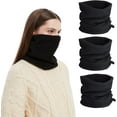 thumbnail image 1 of LinYooLi 3PCS Winter Neck Warmer Neck Gaiter Fleece Skiing Cycling Windproof Balaclava Scarf For Men Women, 1 of 7