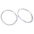 thumbnail image 4 of Anillo cromado para faro delantero de Flying Spur 2005-2013 3W5807763,3W5807768,4W0807834A, 4W0807824A plateado, plateado, 4 of 5