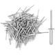 thumbnail image 2 of 100 piezas de remaches pop triples, remaches de aluminio, remaches de cabeza grande, remaches sólidos, para industrias, automóviles, kayak, muebles de velero, 2 of 7
