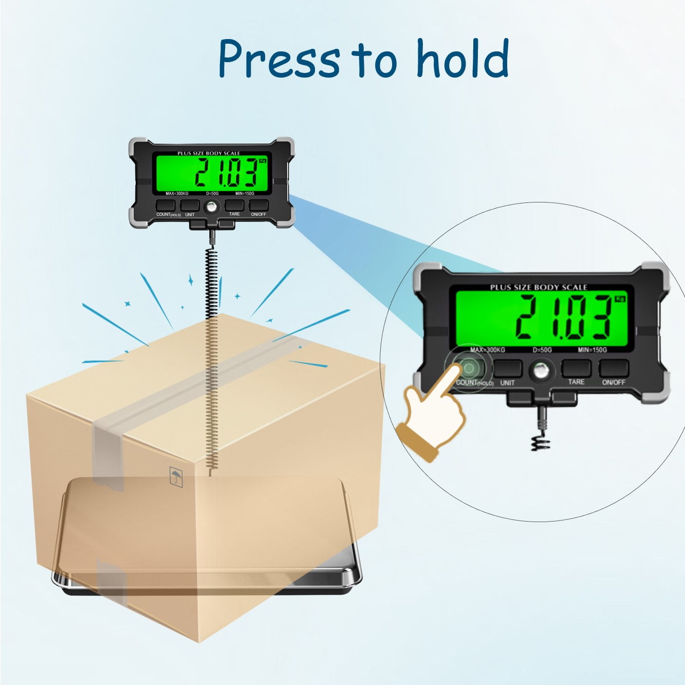 URBY Extra Wide Scale Body Weight, External Display, 300kg/660lb Capacity