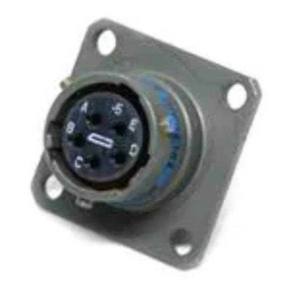 MS27497T14A5S Circular MIL Spec Connector Receptacle 5 Position Gold Crimp JMS27497T14A5S