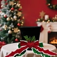 thumbnail image 4 of Dserfhy Christmas Tree Topper Whimsical Bow Hat Decoration Check Bows Xmas Ornament Winter Holidays Home Decor Fits Most Trees Festive Gift, 4 of 8