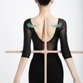 thumbnail image 4 of 2x Yoga Pole Back Straightener Stretch Stick Multipropósito Corrección jorobada Pranayama Pole Training Tool Movilidad Entrenamiento para Fitness Madera 50cm shamjiam Postes de yoga, 4 of 8