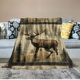 thumbnail image 2 of ARISTURING Cabin Forest Blanket Warm Cozy Wild Woodland Animal Plush Decor Throw Blanket Ultra Soft Lightweight Fuzzy Vintage Rustic Bear Deer Blanket Gifts for Women Men Kids Bed, 2 of 6