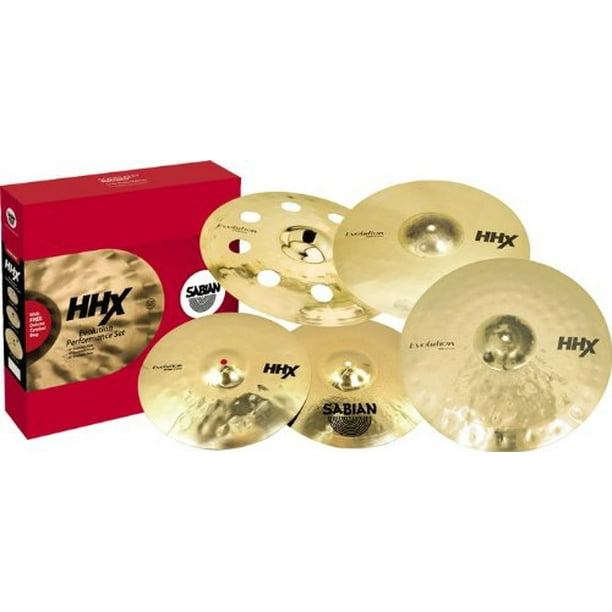Sabian HHX Evolution Performance Cymbal Set w/ FREE 18" Ozone Crash