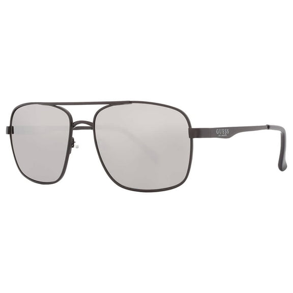 Guess Factory Smoke Mirror Navigator Men's Sunglasses GF0211 01C 58