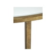 thumbnail image 2 of Magnussen Copia Demilune Sofa Table in Antique Silver with Gold Tint, 2 of 4