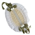 thumbnail image 1 of Wweixi Women S Flower Straw Hat French Rural Style Lolita Ribbon Bow Headwear New French Rural Style type+2, 1 of 6