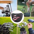 thumbnail image 4 of Meileang Golf Putter Cover Dustproof Velvet Lining Wear Resistant Exquisite Pattern Waterproof Faux Leather Golf Club Head Cover Golf Putter Protector Golf Supplies, 4 of 8