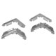 thumbnail image 1 of Marco de pantalla Corner Prime-Line Mill Metal 0,8 cm x 1,9 cm, paquete de 1, 1 of 3
