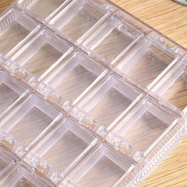 Contenedor de Cuentas de material de Alta, Caja de Imitación, Práctica y Ecológica para la TiDa de Manicura en el HOGAR