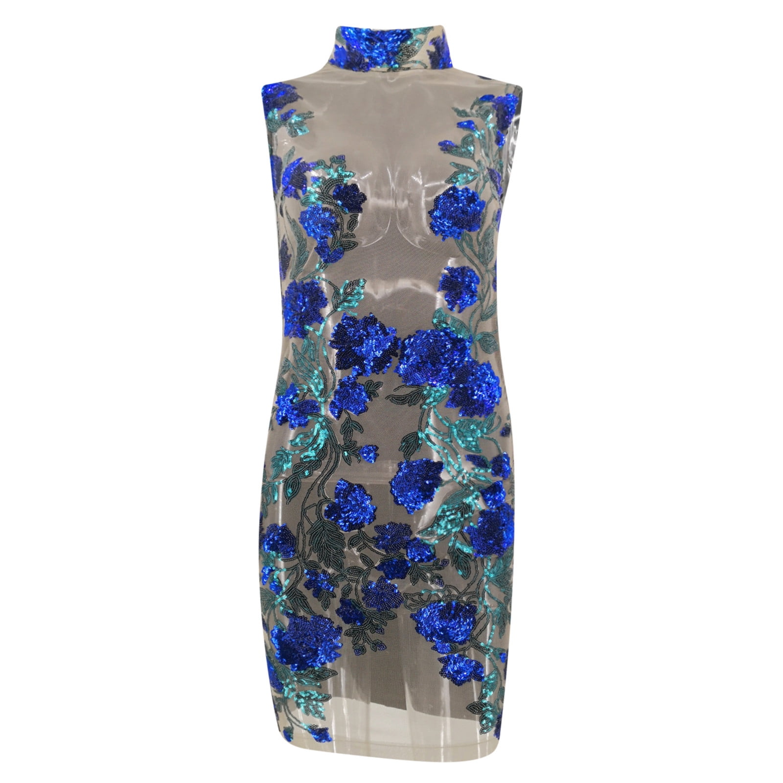 Vintage Dress Sequin For Women Mesh 's 