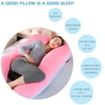 thumbnail image 6 of Topchances Pregnancy Pillow with Soft Jersey Cover - U Shaped for Pregnant Women, 6 of 11
