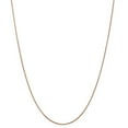 thumbnail image 1 of Solid 14k Rose Gold .65mm Spiga Chain Necklace - with Secure Lobster Lock Clasp 18", 1 of 6
