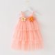 thumbnail image 2 of Odeerbi Las Niñas de Verano de Tul Escalonada Vestido de Flores Correa Tutu Vestido Sin Mangas Tirante de Malla Vestido, 2 of 6