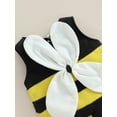 thumbnail image 5 of Newborn Infant Baby Boy Girl Bee Romper Cute Bumblebee Jumpsuit with Hat 2Pcs Halloween Outfits Fall Clothes Set, 5 of 6