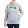 thumbnail image 1 of CafePress - I Stand With Ukraine Heart Sweatshirt - Women's Hooded Sweatshirt, 1 of 1