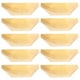 thumbnail image 1 of WORGEOUS Bandeja de madera desechable de 50 piezas, grande, de abedul natural, de madera, para servir, platos, platos para alimentos, aperitivos, bocadillos, 1 of 8